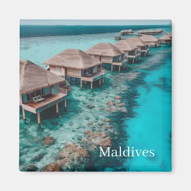 Malediven-Foto  Magnet (Vorne)
