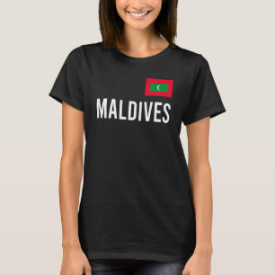 Malediven Frauen Männer Kinder Malediven-Flagge So T-Shirt