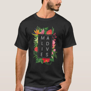 Malediven I Blume I Malediven Diver Vacationer Tou T-Shirt