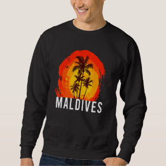 Malediven I Palms I Maldives Diver Vacationer Tour Sweatshirt