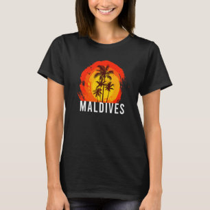 Malediven I Palms I Maldives Diver Vacationer Tour T-Shirt