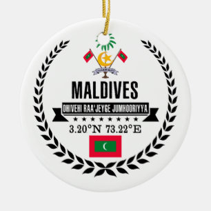 Malediven Keramik Ornament