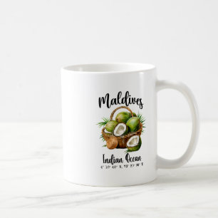 Malediven Kokosnuss Indischer Ozean Tropeninsel Gp Kaffeetasse