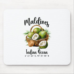 Malediven Kokosnuss Indischer Ozean Tropeninsel Gp Mousepad