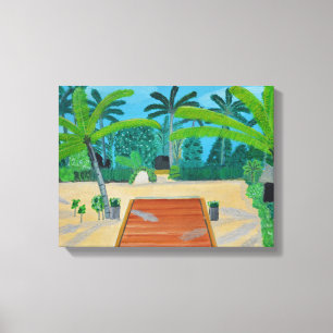 Malediven Leinwand Art