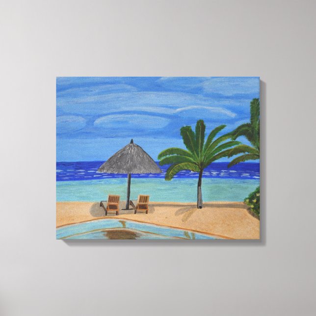Malediven Leinwand Kunst  (Vorderseite)