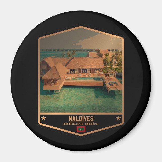 Malediven Magnet (Vorne)
