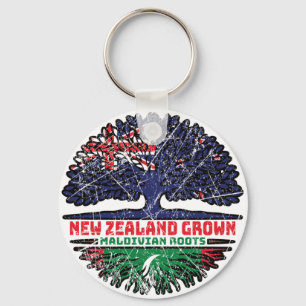 Malediven Maldivian New Zealander New Zealand Tree Schlüsselanhänger