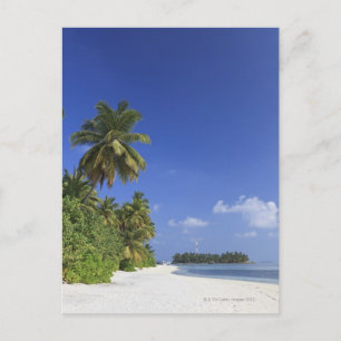 Malediven, Meemu-Atoll, Medhufushi-Insel Postkarte