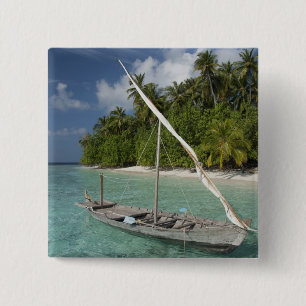 Malediven, Nord-Male-Atoll, Insel Kuda Button