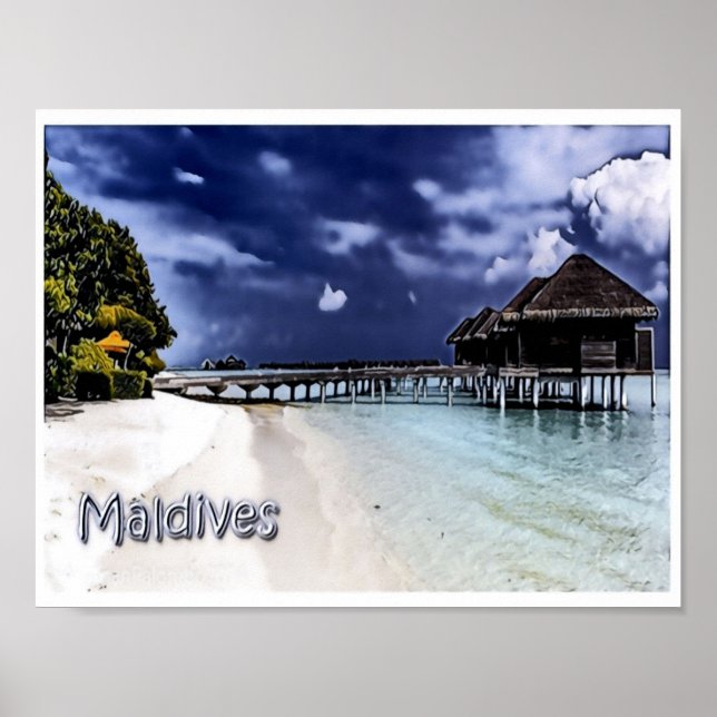 Malediven - Panorama - Poster (Vorne)