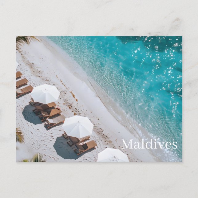 Malediven Postkarte (Vorderseite)