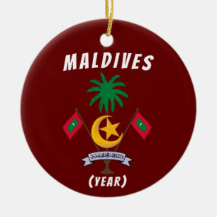 Malediven Reise Weihnachtsschmuck