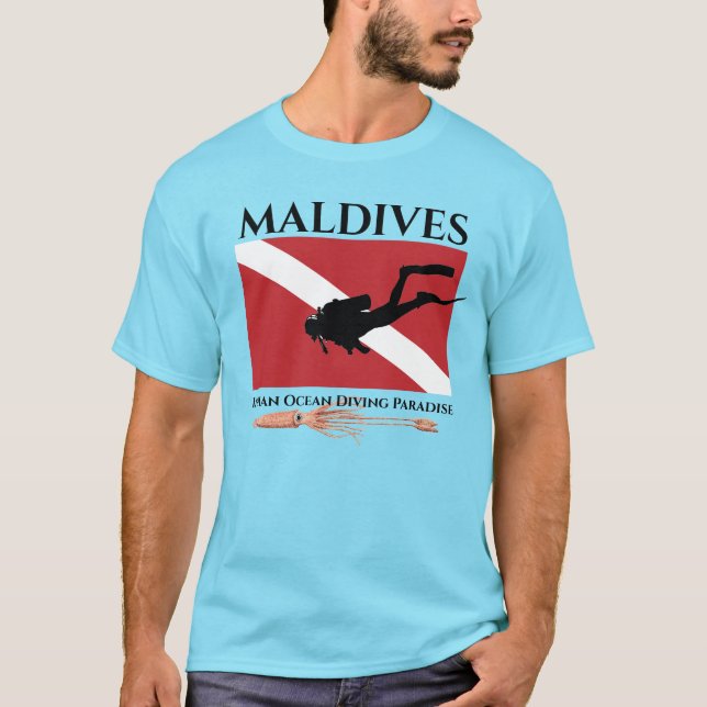 Malediven-Scuba-T - Shirt (Vorderseite)