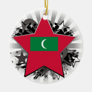 Malediven-Stern Keramikornament