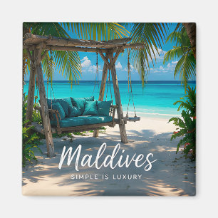 🧲 Malediven-Strand-Swing-Insel-Escape 🌺 Magnet