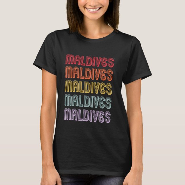 Malediven T-Shirt (Vorderseite)