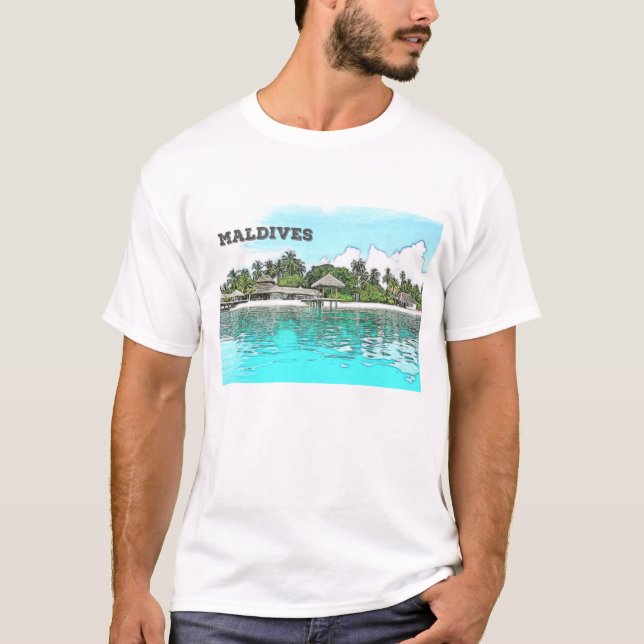 Malediven T-Shirt (Vorderseite)