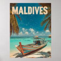 Malediven Vintager tropischer Strand - Ozeanreisen