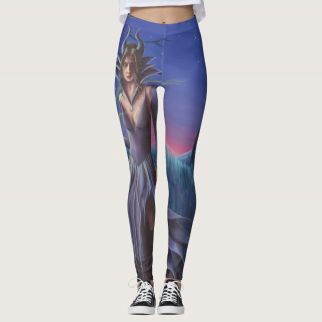 Maleficent ganz über Leggings (Vorderseite)
