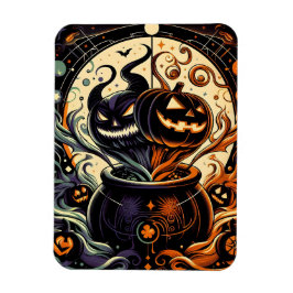 Maleficent Jack O'lantern Flexible Magnet
