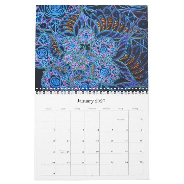 Malen beim Tanzen von Kalender 2011 (Jan 2027)