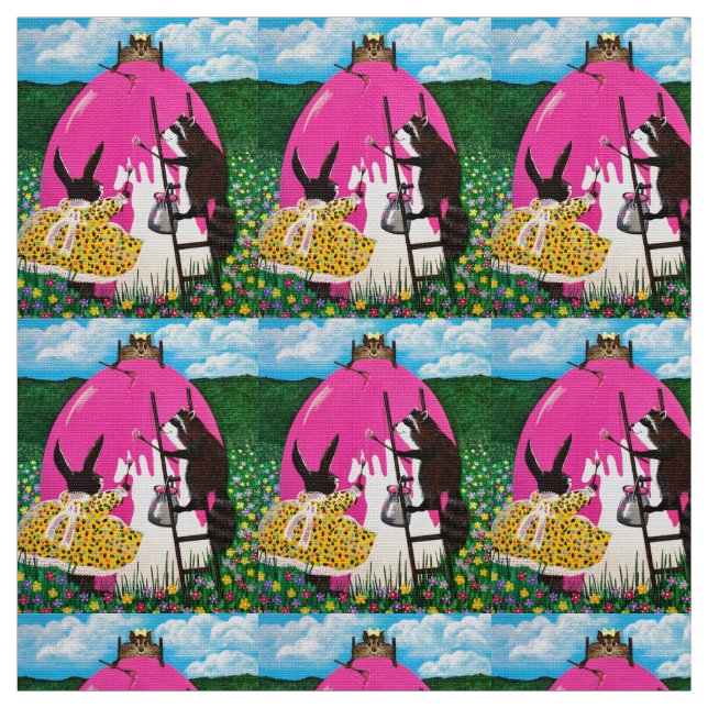 Malen des BIG PINK EGG! Stoff (Muster)