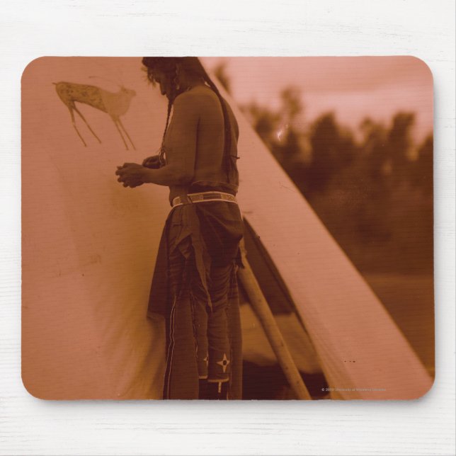 Malen des Zeichens seiner Medizin Mousepad (Vorne)