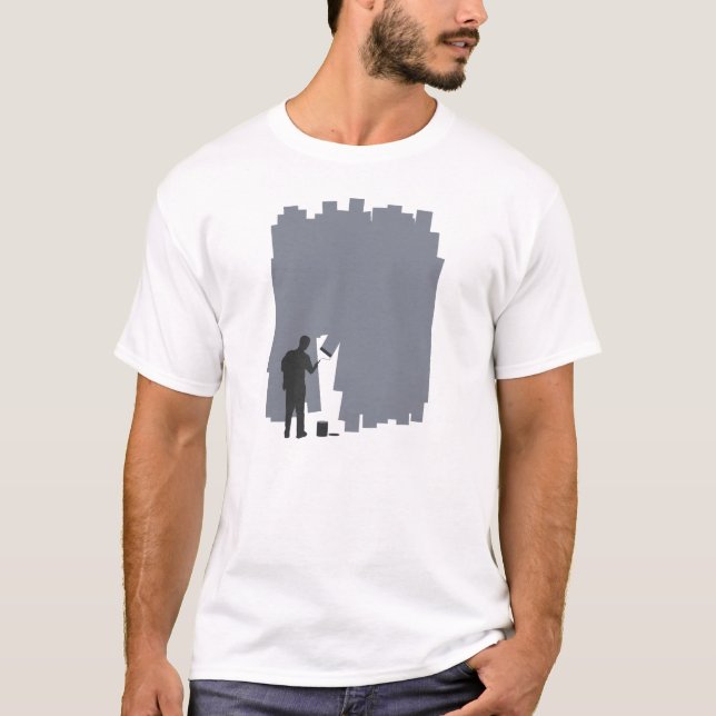 Malen einer Wand T-Shirt (Vorderseite)