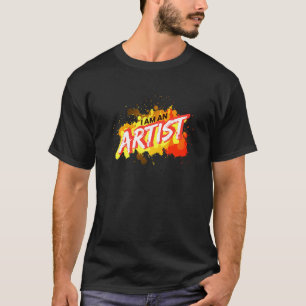 Malen Ich bin Künstlerin und KünstlerIn Creative P T-Shirt