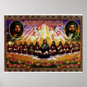 Malen mit 12 Imamen Poster