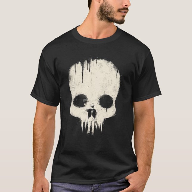 Malen Sie es Schwarz T-Shirt (Vorderseite)