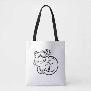 Malen Sie Ihre eigene Kawaii-Sommerkatze-Schwimmer