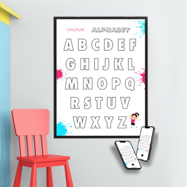 Malen Sie Ihre eigenen ABC-Kinder Poster (Von Creator hochgeladen)