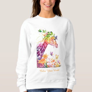 Malen Sie Ihre Welt Sweatshirt