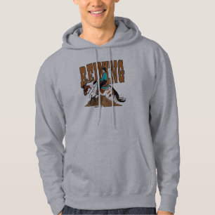 Malen Sie lenkendes Pferdemit kapuze Sweatshirt