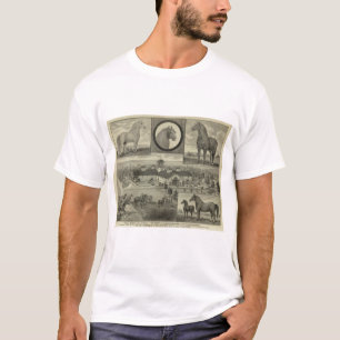 Malen Sie Nebenfluss-Bauernhof auf lager, T-Shirt
