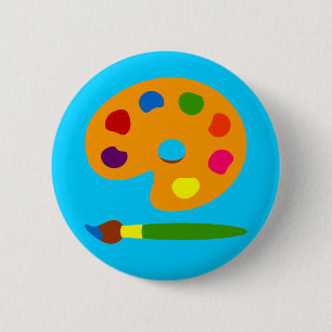 Malen Sie Paletten-Kunst Button