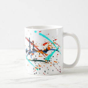 malen Sie Spritzen-Tasse Tasse