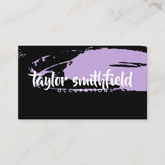 malen Sie Spritzen Visitenkarte (Vorderseite)