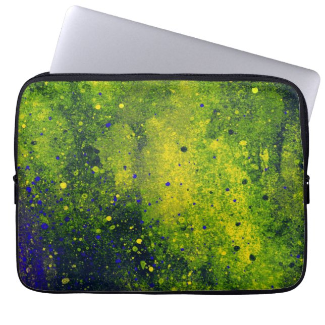 Malen Sie Spritzer Laptopschutzhülle (Vorderseite)