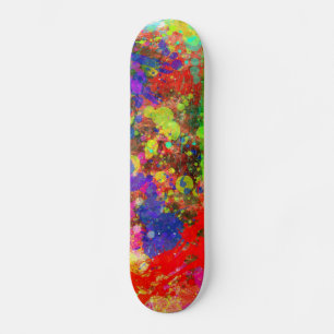Malen Sie Spritzer Skateboard