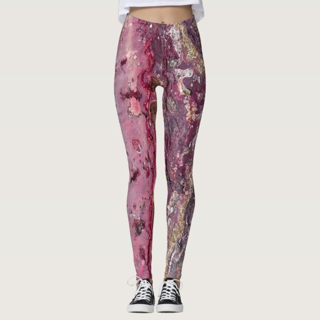 Malen Sie Spritzer-SteinLeggings Leggings (Vorderseite)