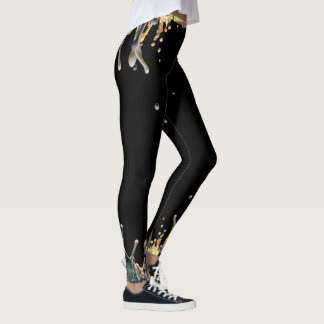 MALEN Sie TROPFEN, LÄSST fallen u. SPRITZT Leggings