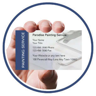 Malen von Visitenkarten Visitenkarte