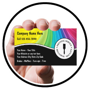 Malen von Visitenkarten Visitenkarte