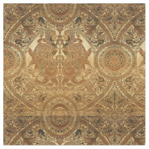 Maler 12 Jh. Löwen & Harpies Muster Stoff