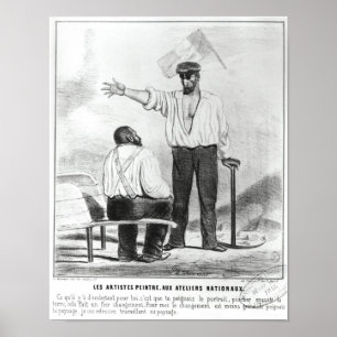 Maler an den nationalen Werkstätten Poster