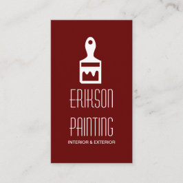 Maler-Baukarte Visitenkarte