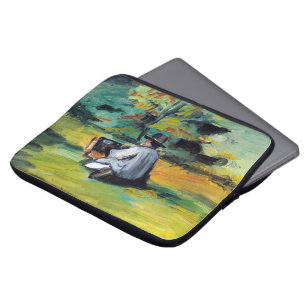 Maler bei der Arbeit von Paul Cezanne, Vintage Kun Laptopschutzhülle